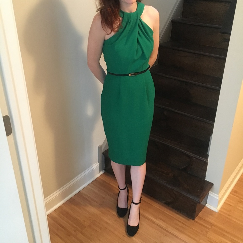 Kelly Green pencil dress